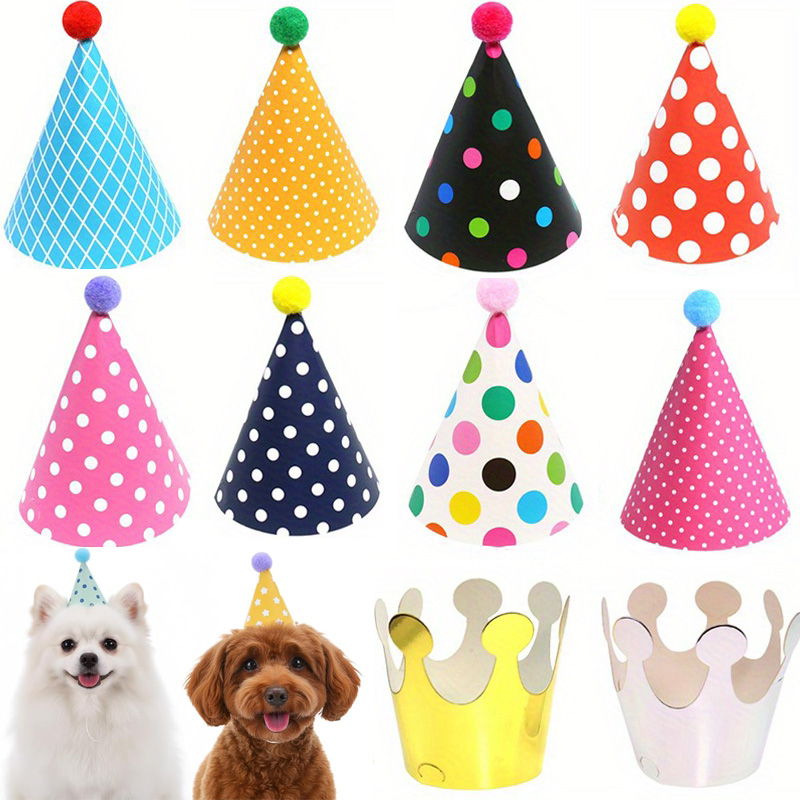 Party Hat Cone - 11pcs Colorful Mini Party Hats for