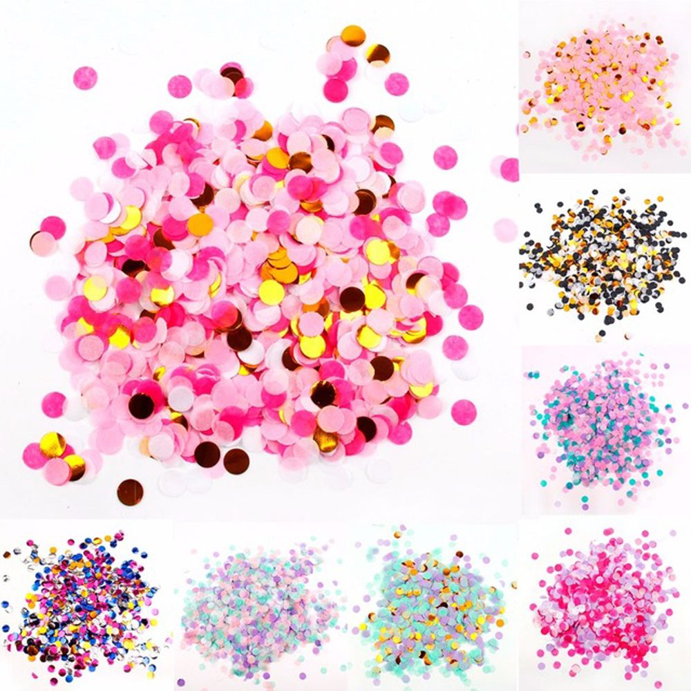 Confetti Cannon Tube - 10g/bag Round Confetti Tissue Paper Pink