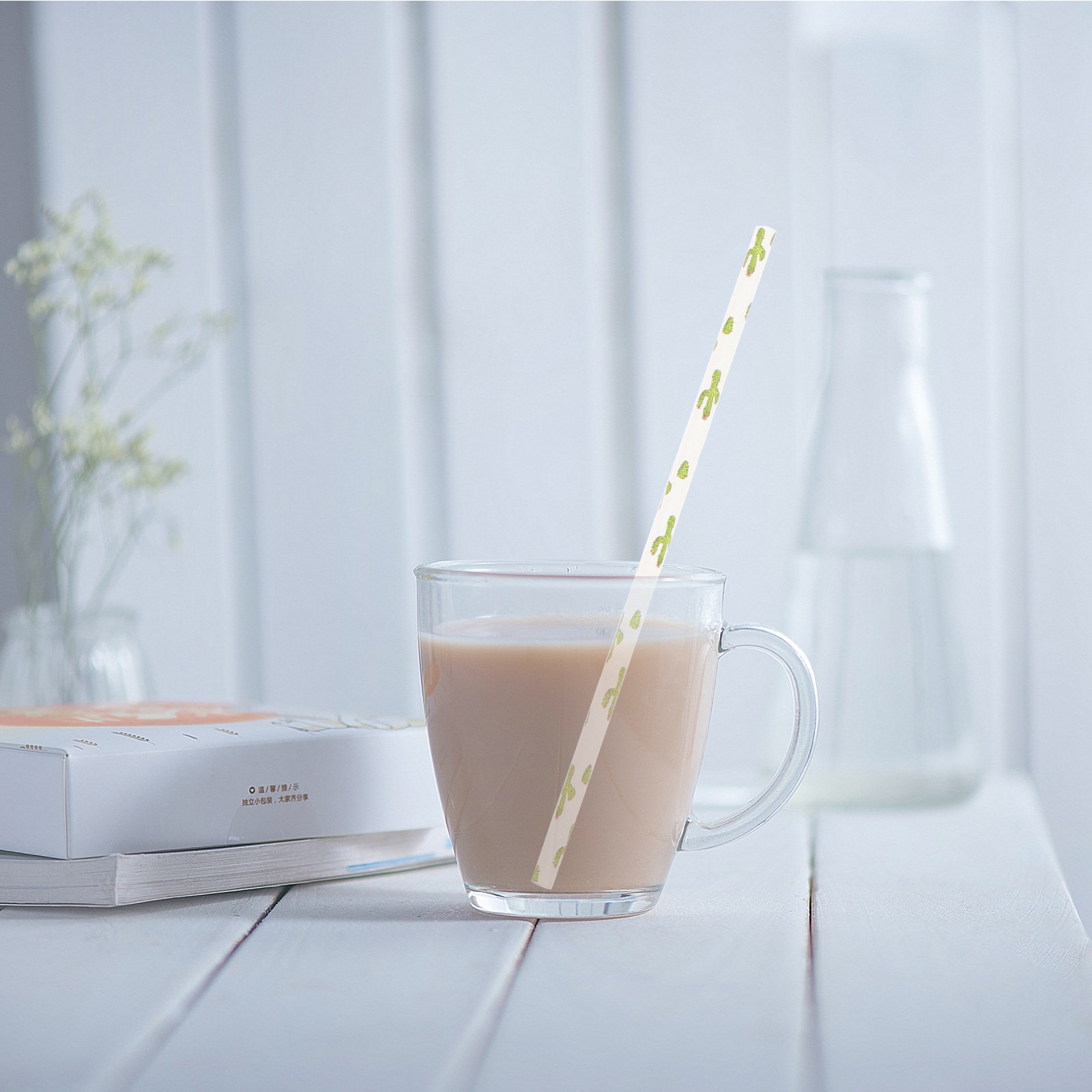 100Pcs Eco Friendly Paper Stra - Paper Straw Color review and price