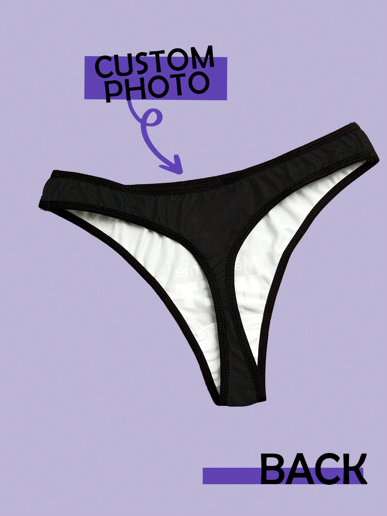 Custom Face Thong For Woman Cu - Cotton Candy Cone review and price