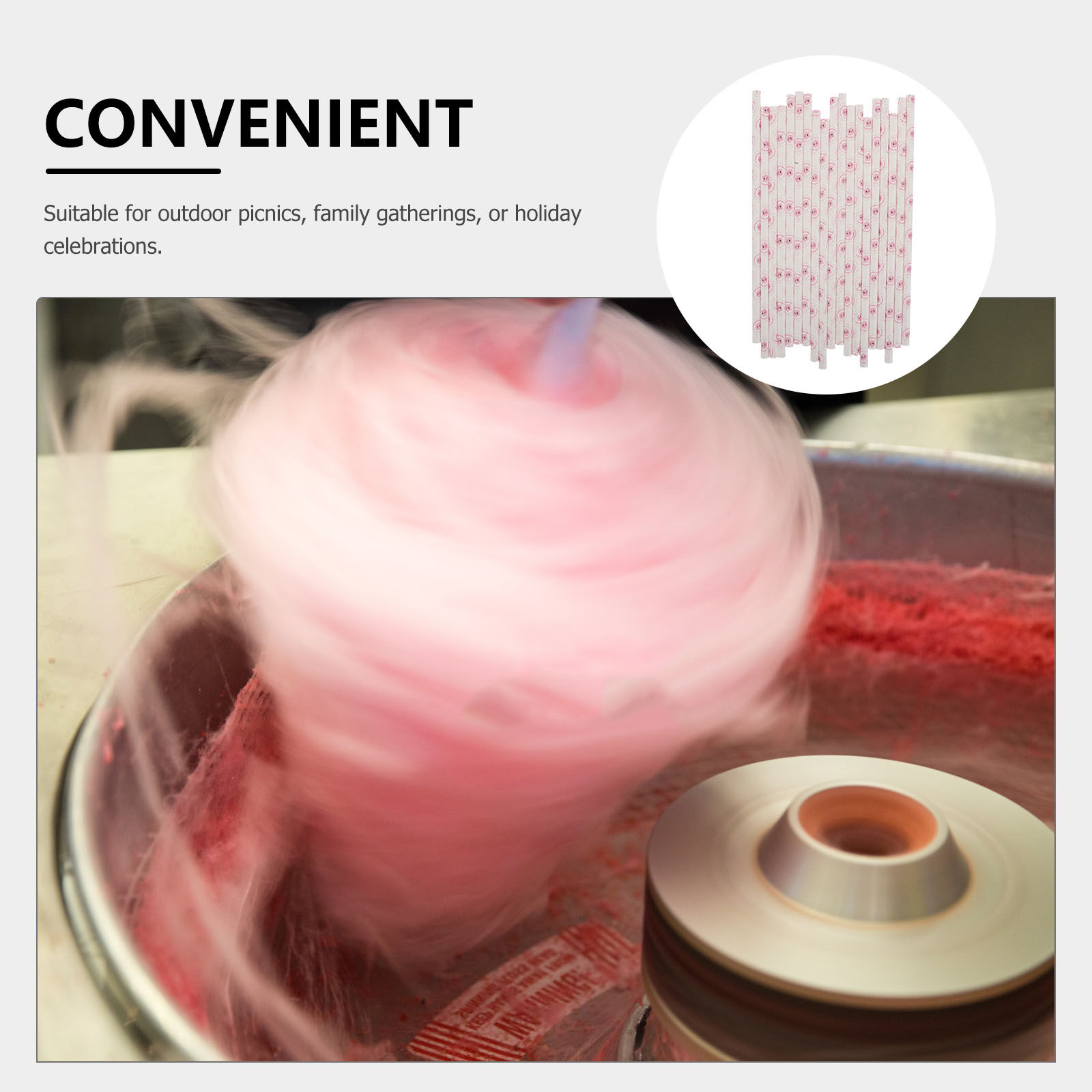 50Pcs Cotton Candy Paper Rods  - Cotton Candy Cone review and price