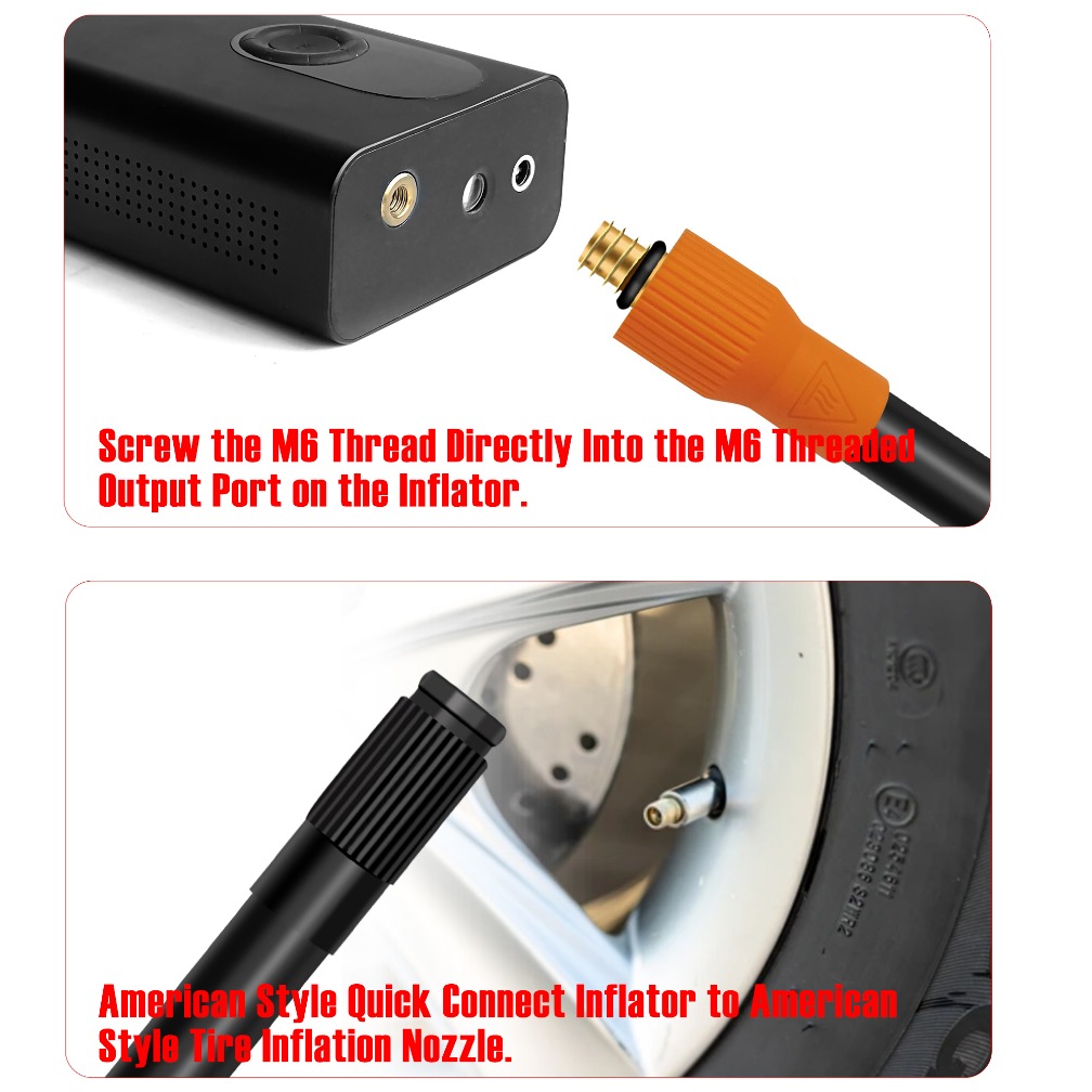M6 M8 Tire Inflator Extension  - Balloon Pump Hand review and price