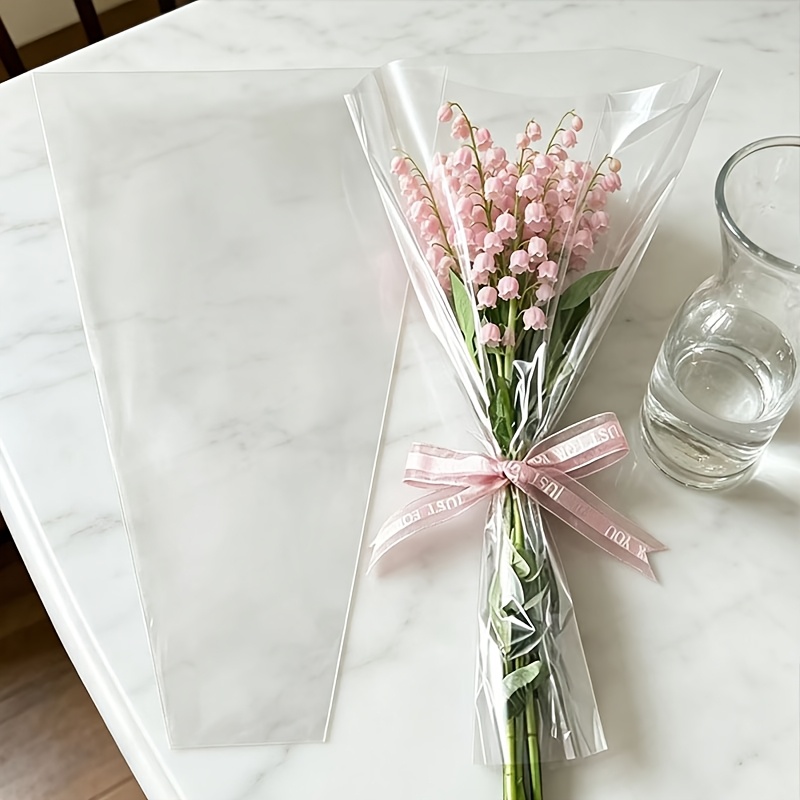 52pcs transparent plastic bouq - Event Party Shop review and price