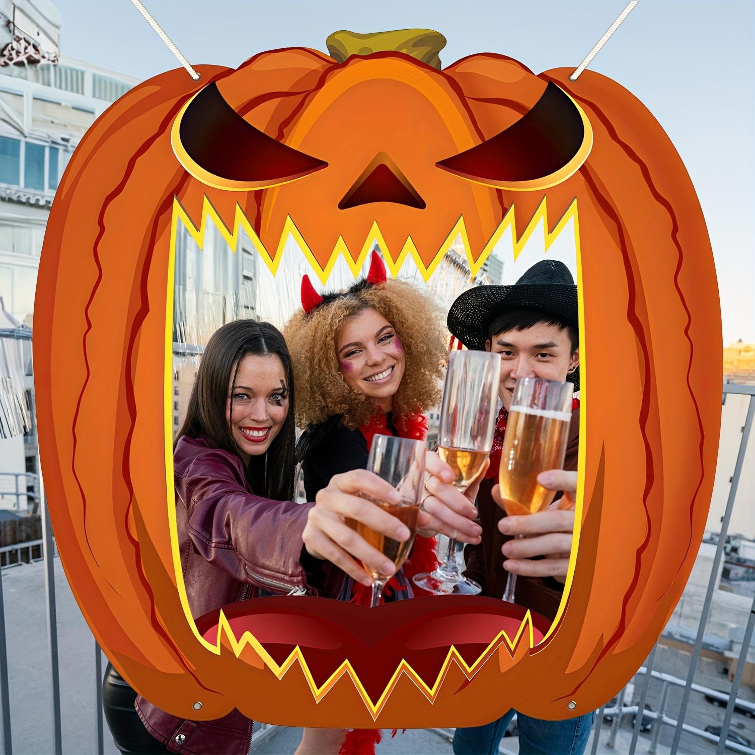 Giant Jack O Lantern Photo Boo - Photo Booth Frame review and price