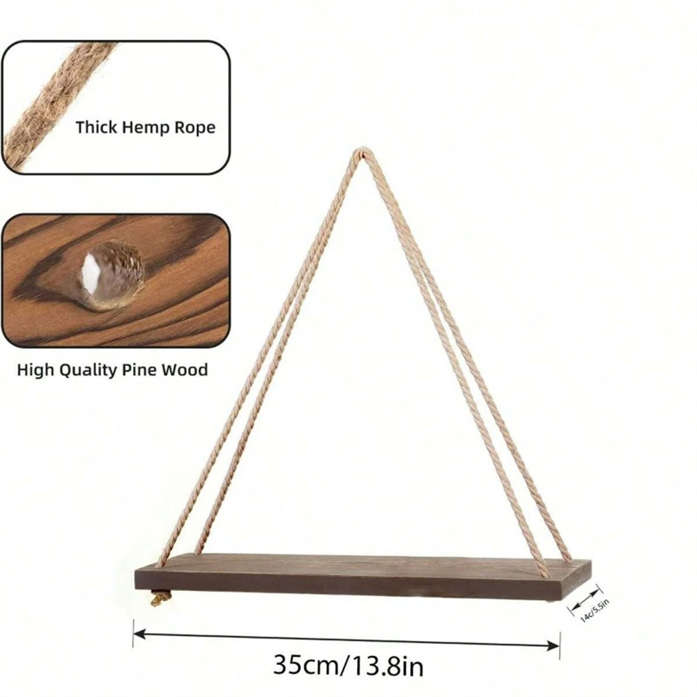 1Set Wood Hanging Shelves Swin - Flower Wall Panel review and price